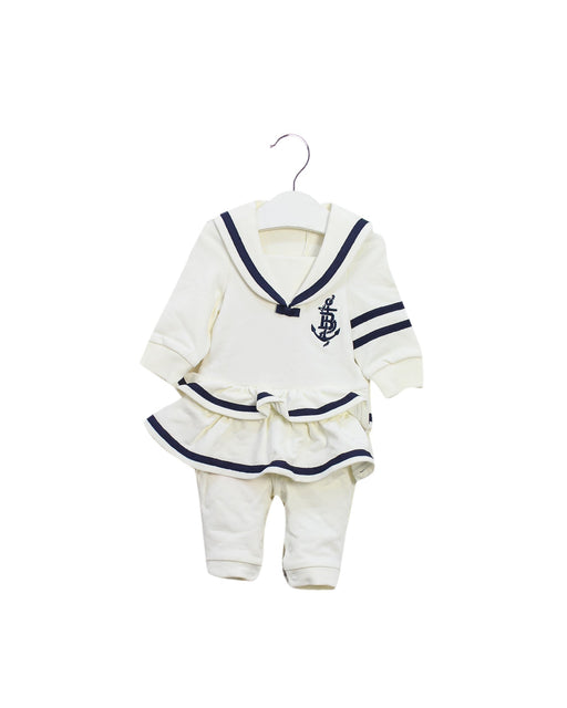 A White Long Sleeve Jumpsuits from Nicholas & Bears in size 0-3M for girl. (Front View)