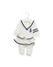 A White Long Sleeve Jumpsuits from Nicholas & Bears in size 0-3M for girl. (Front View)