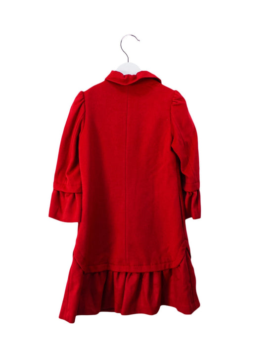 A Red Coats from Nicholas & Bears in size 8Y for girl. (Back View)