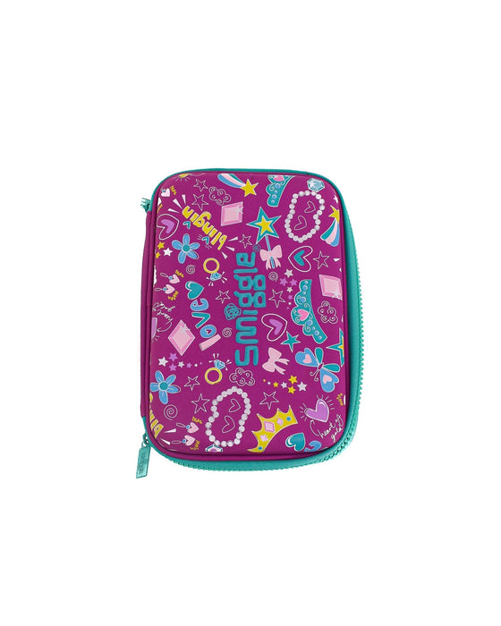 A Purple Bags from Smiggle in size 7Y for girl. (Front View)