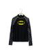 A Black Rash Guards from Zoggs in size 6T for boy. (Front View)