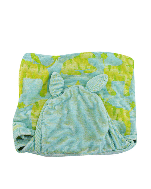 A Green Towels from Breganwood in size 2T for neutral. (Front View)