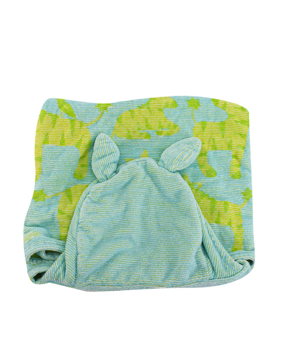 A Green Towels from Breganwood in size 2T for neutral. (Front View)