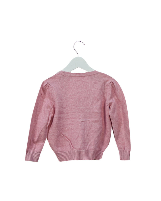 A Pink Cardigans from Nicholas & Bears in size 2T for girl. (Back View)