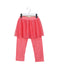 A Pink Leggings from Momonittu in size 2T for girl. (Front View)