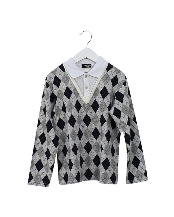 A Grey Knit Sweaters from Comme Ca Ism in size 7Y for boy. (Front View)