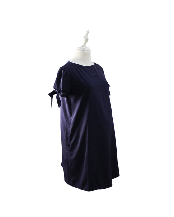 A Navy Short Sleeve Dresses from Mayarya in size XS for maternity. (Front View)