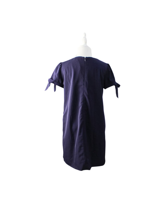 A Navy Short Sleeve Dresses from Mayarya in size XS for maternity. (Back View)