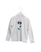 A White Long Sleeve Tops from Jacadi in size 6T for girl. (Front View)