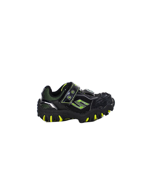 A Black Slip Ons from Skechers in size 12-18M for boy. (Back View)