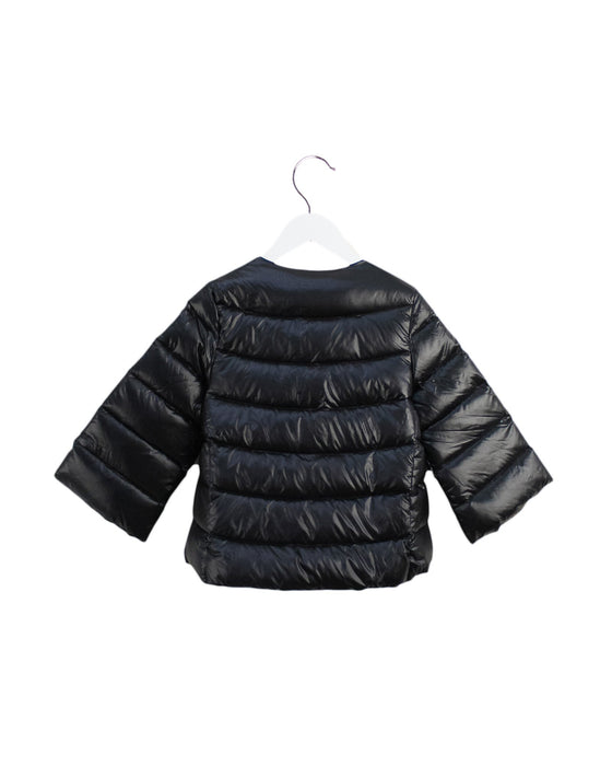 A Black Puffer/Quilted Jackets from Nicholas & Bears in size 6T for girl. (Back View)