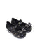 A Black Flats from Mini Melissa in size 3T for girl. (Front View)