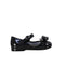 A Black Flats from Mini Melissa in size 3T for girl. (Back View)