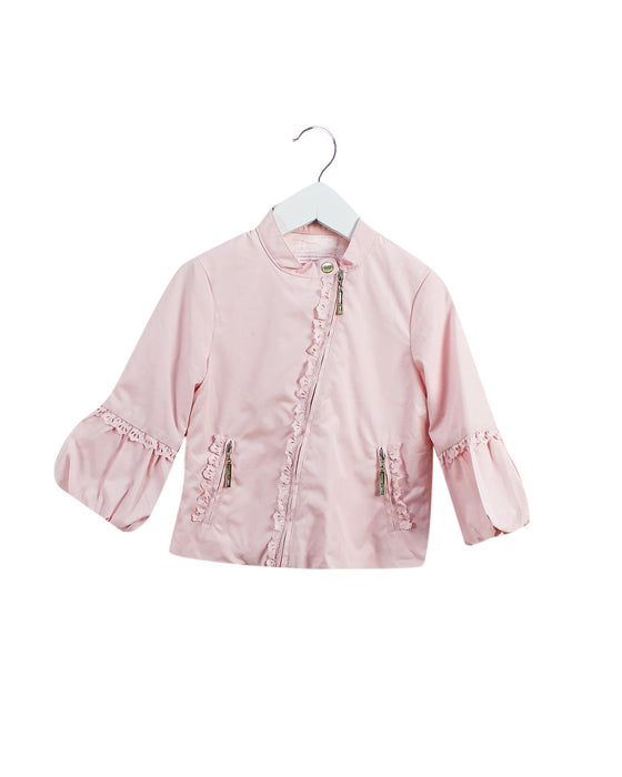 A Pink Lightweight Jackets from Nicholas & Bears in size 3T for girl. (Front View)