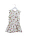 A White Sleeveless Dresses from Petit Bateau in size 3T for girl. (Front View)
