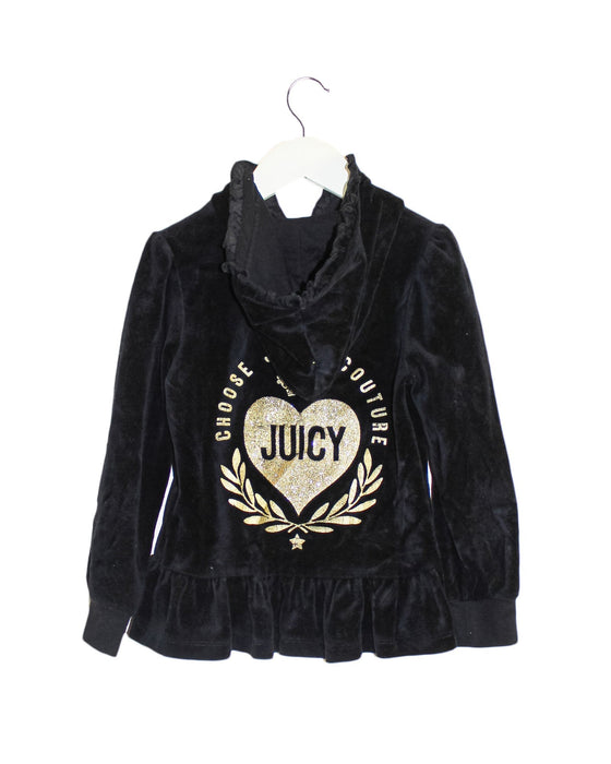 A Black Lightweight Jackets from Juicy Couture in size 5T for girl. (Back View)