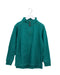 A Green Zippered Sweatshirts from Crewcuts in size 6T for boy. (Front View)