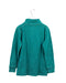 A Green Zippered Sweatshirts from Crewcuts in size 6T for boy. (Back View)