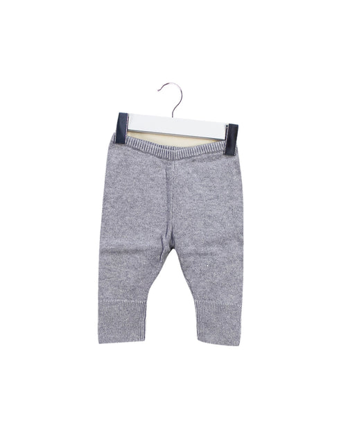 A Grey Sweatpants from Jacadi in size 3-6M for girl. (Front View)