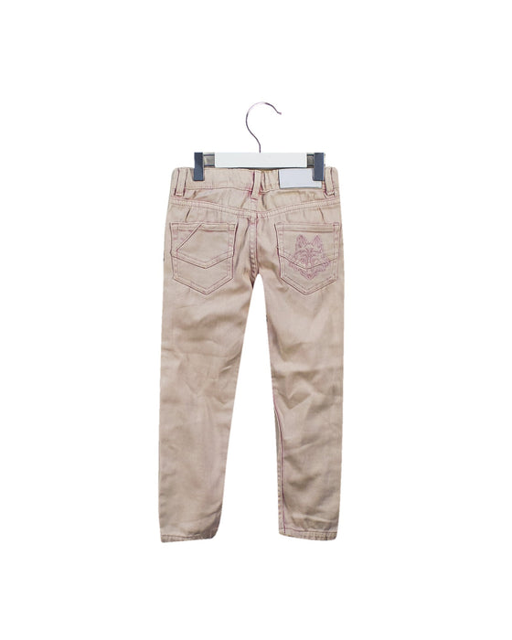 A Pink Jeans from Zadig & Voltaire in size 4T for girl. (Back View)