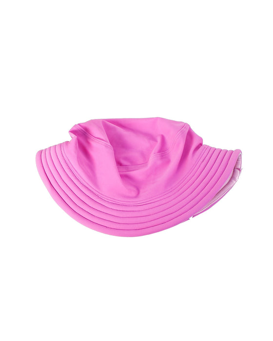 A Pink Sun Hats from Platypus in size 0-3M for girl. (Front View)