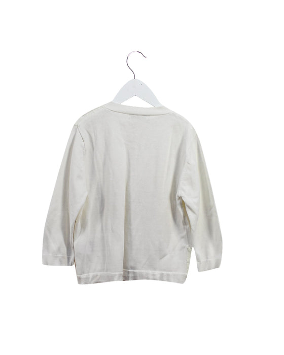A White Cardigans from Mayoral in size 12Y for girl. (Back View)