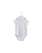 A White Short Sleeve Bodysuits from Nanos in size 0-3M for girl. (Front View)