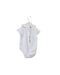 A White Short Sleeve Bodysuits from Nanos in size 0-3M for girl. (Back View)