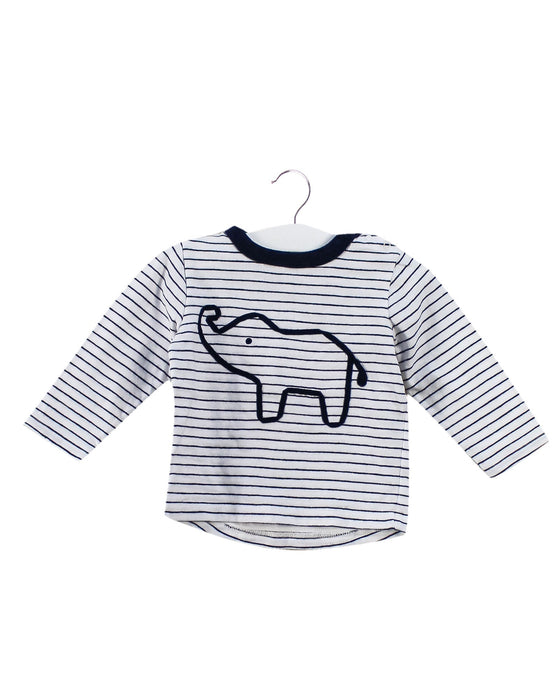 A White Long Sleeve Tops from Country Road in size 3-6M for boy. (Front View)