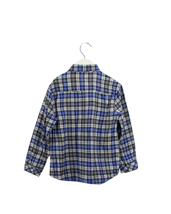 A Grey Shirts from Rose et Théo in size 6T for boy. (Back View)