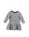 A Navy Long Sleeve Dresses from Petit Bateau in size 6-12M for girl. (Front View)