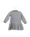 A Navy Long Sleeve Dresses from Petit Bateau in size 6-12M for girl. (Back View)