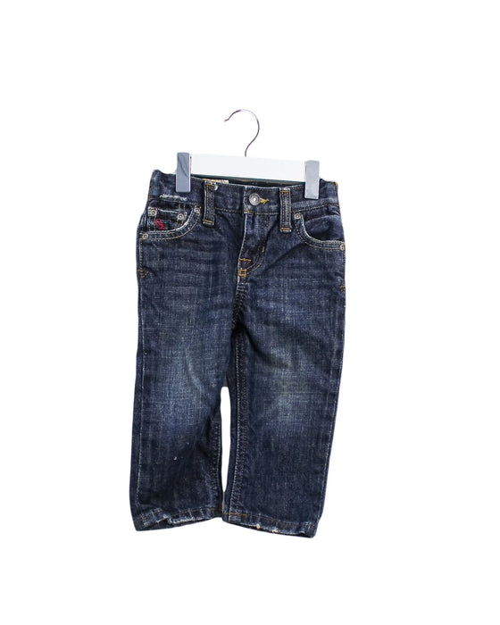A Navy Jeans from Polo Ralph Lauren in size 6-12M for boy. (Front View)