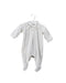 A White Onesies from Mayoral in size 0-3M for girl. (Front View)