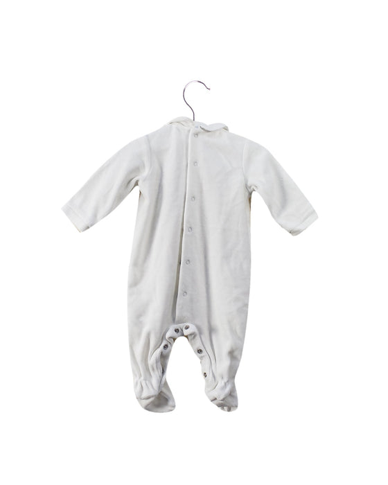 A White Onesies from Mayoral in size 0-3M for girl. (Back View)