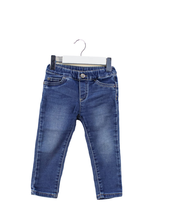A Blue Jeans from Liu Jo in size 6-12M for girl. (Front View)