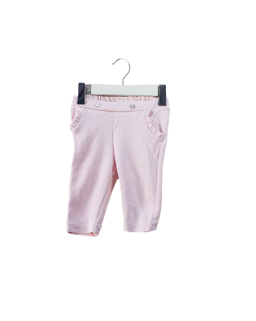 A Pink Casual Pants from dulces in size 3-6M for girl. (Front View)