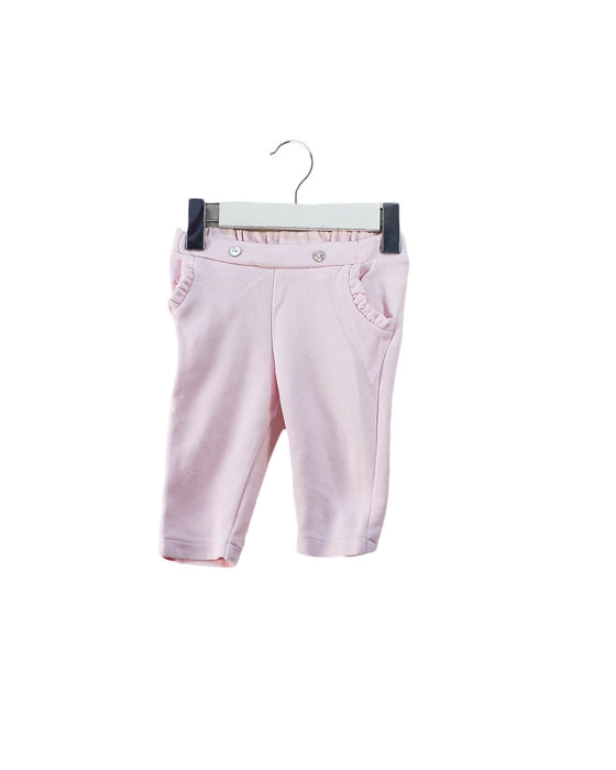 A Pink Casual Pants from dulces in size 3-6M for girl. (Front View)