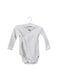A White Long Sleeve Bodysuits from Petit Bateau in size 3-6M for neutral. (Front View)