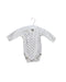 A White Long Sleeve Bodysuits from Petit Bateau in size 0-3M for neutral. (Front View)