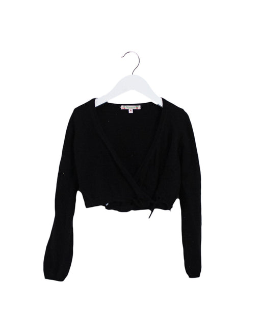 A Black Cardigans from Bonpoint in size 8Y for girl. (Front View)