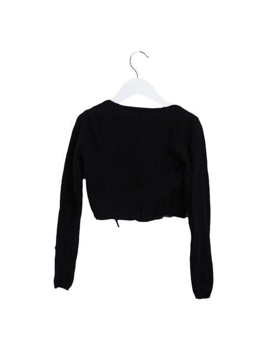A Black Cardigans from Bonpoint in size 8Y for girl. (Back View)