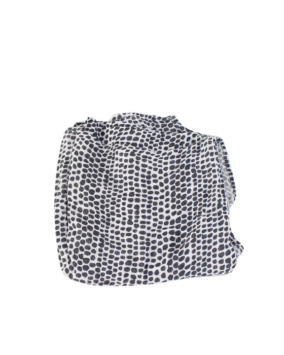 A Black Blankets from Aden & Anais in size O/S for neutral. (Front View)