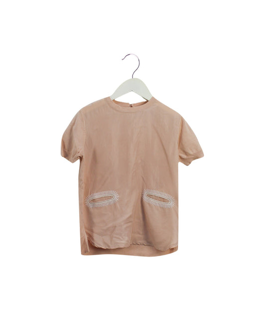 A Pink Short Sleeve Tops from Stella McCartney in size 6T for girl. (Front View)