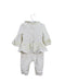 A Ivory Long Sleeve Jumpsuits from Nicholas & Bears in size 3-6M for girl. (Back View)