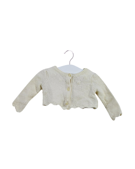 A Ivory Cardigans from Ralph Lauren in size 6-12M for girl. (Front View)