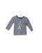 A Black Long Sleeve Tops from Jacadi in size 6-12M for girl. (Front View)