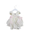 A White Sleeveless Rompers from Nicholas & Bears in size 3-6M for girl. (Back View)