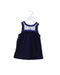 A Navy Sleeveless Dresses from Tommy Hilfiger in size 6-12M for girl. (Front View)