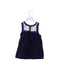 A Navy Sleeveless Dresses from Tommy Hilfiger in size 6-12M for girl. (Back View)